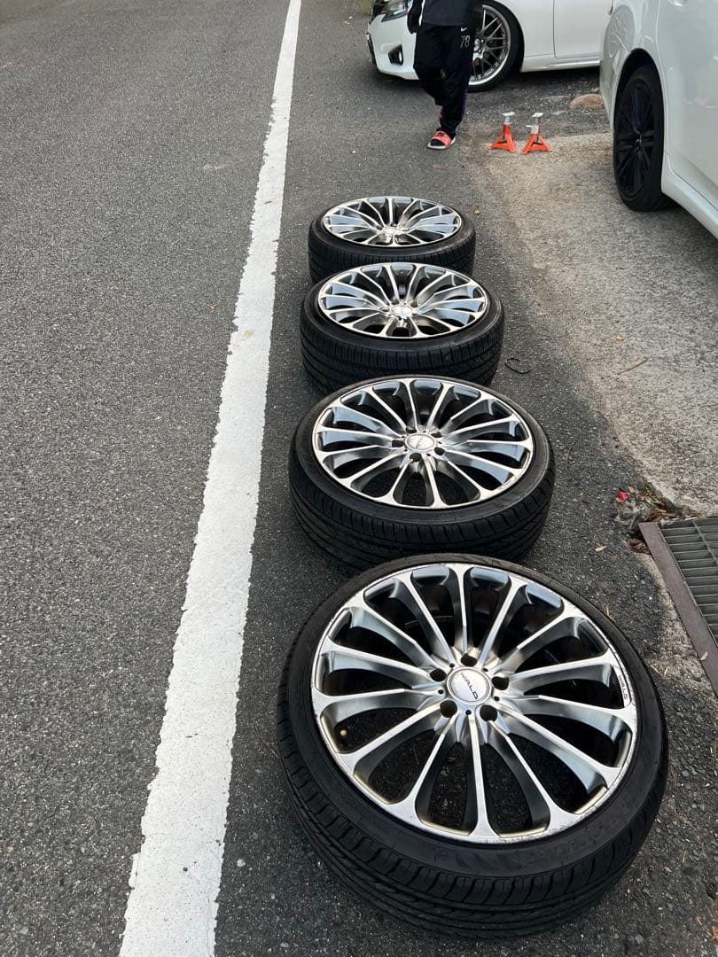 20インチ ホイール WALD バリ溝 クリスマスセール