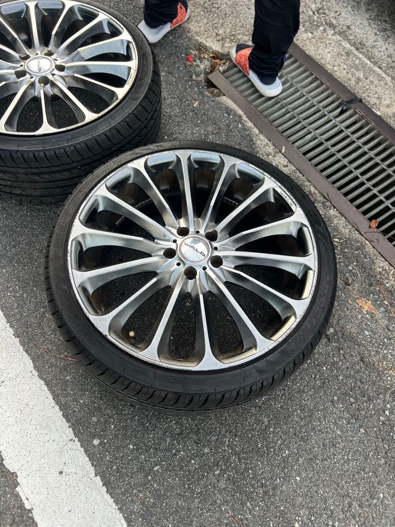 20インチ ホイール WALD バリ溝 クリスマスセール