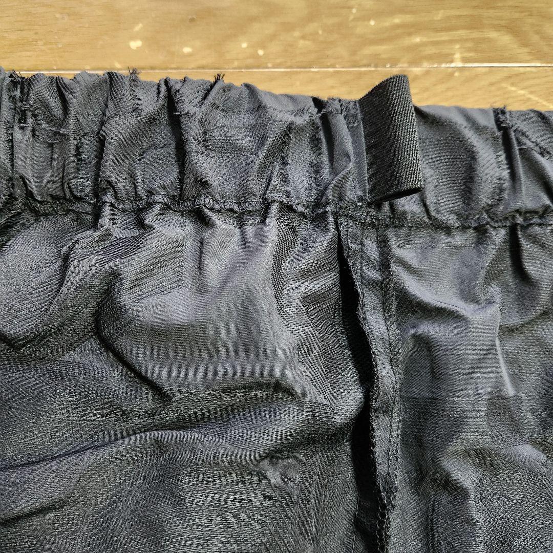 ヨーガンレール、モユルお好きなかたに　バルーンパンツ　カットジャガード黒