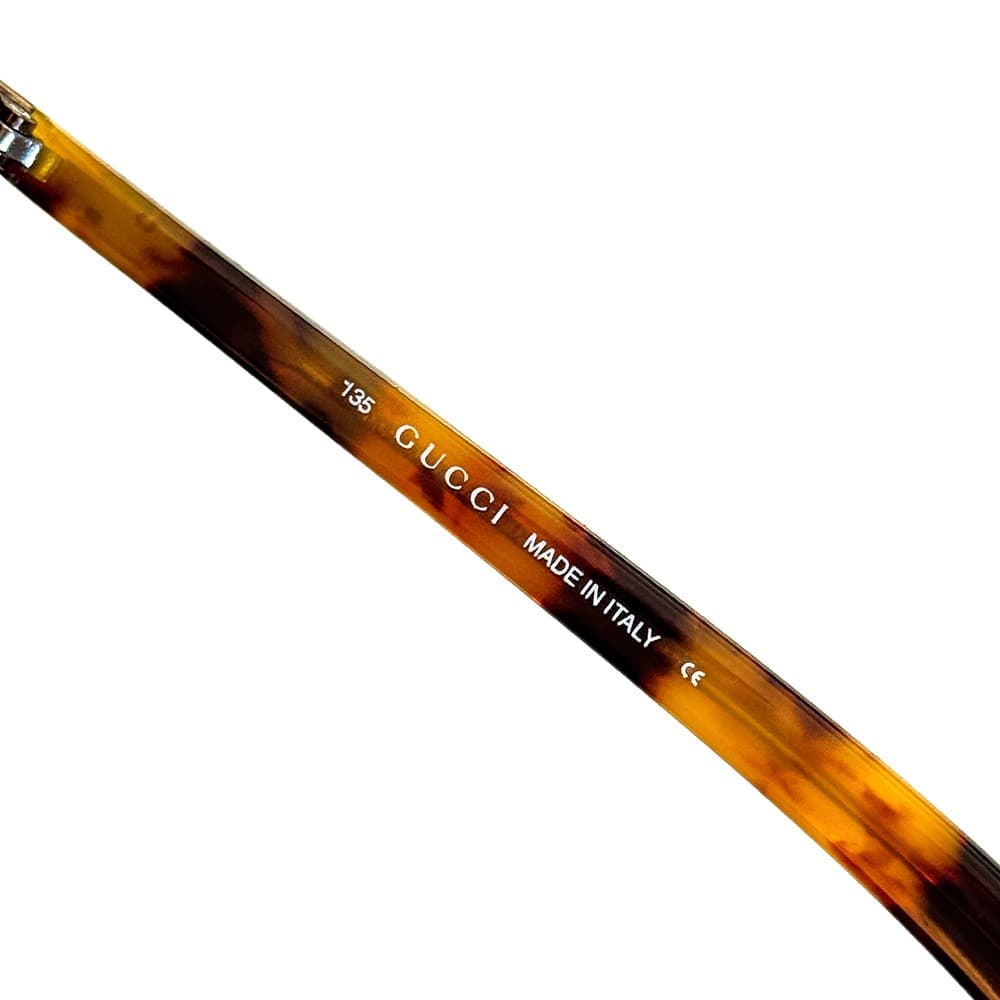 イタリア製 GUCCI オーバルサングラス