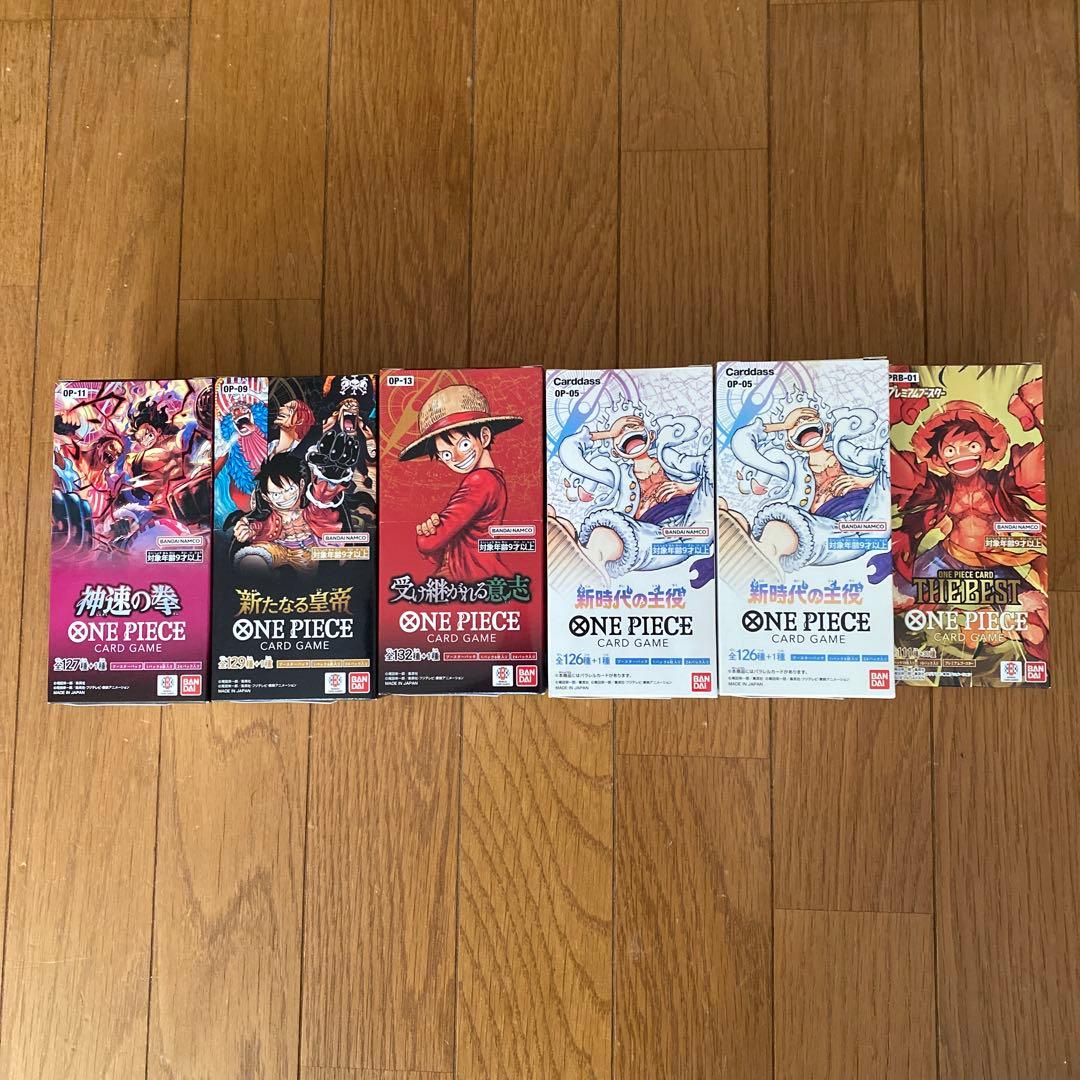 ワンピースカードゲーム 6BOX＋シングルカード他セット