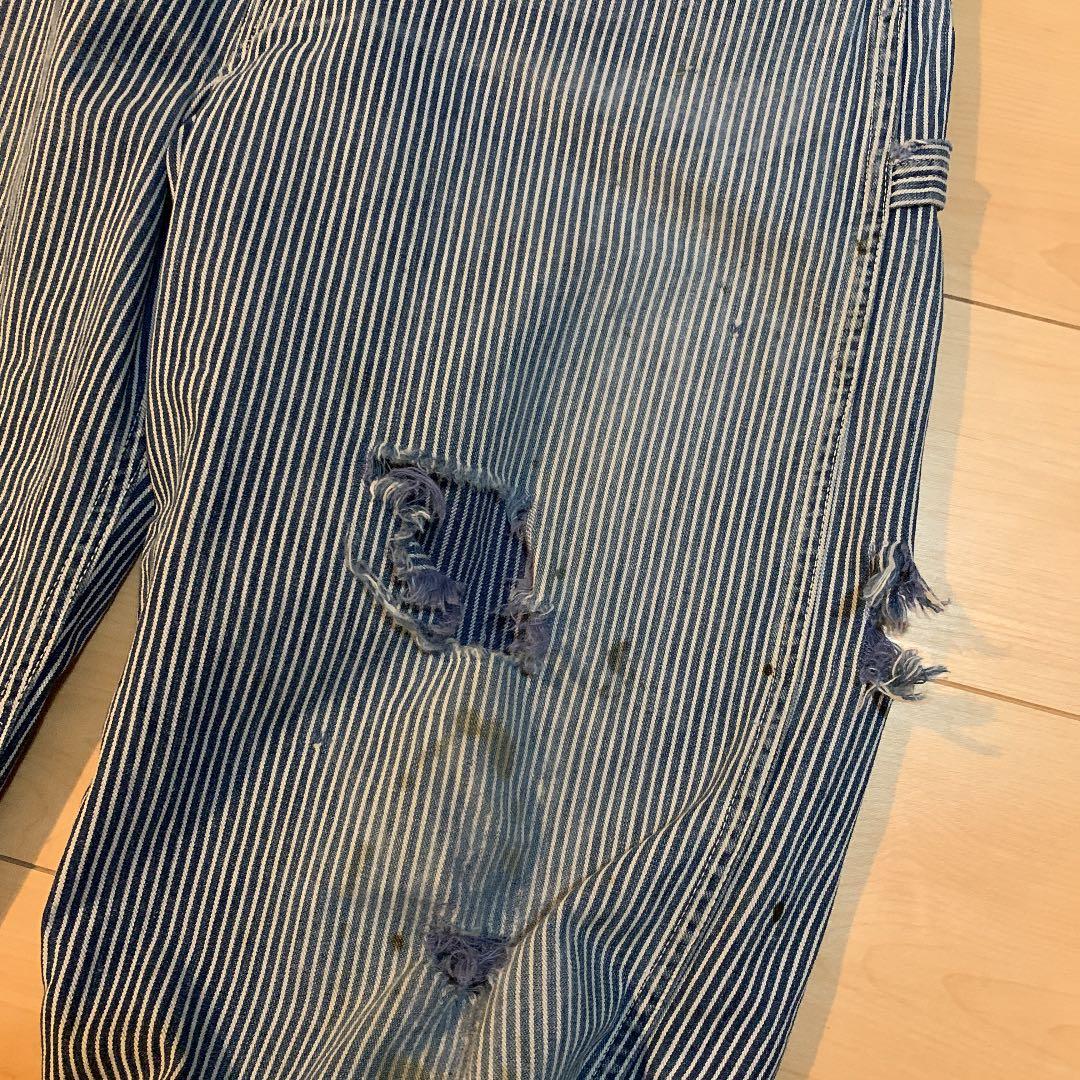 lee ハウスタグ　40s ヒッコリーオーバーオール