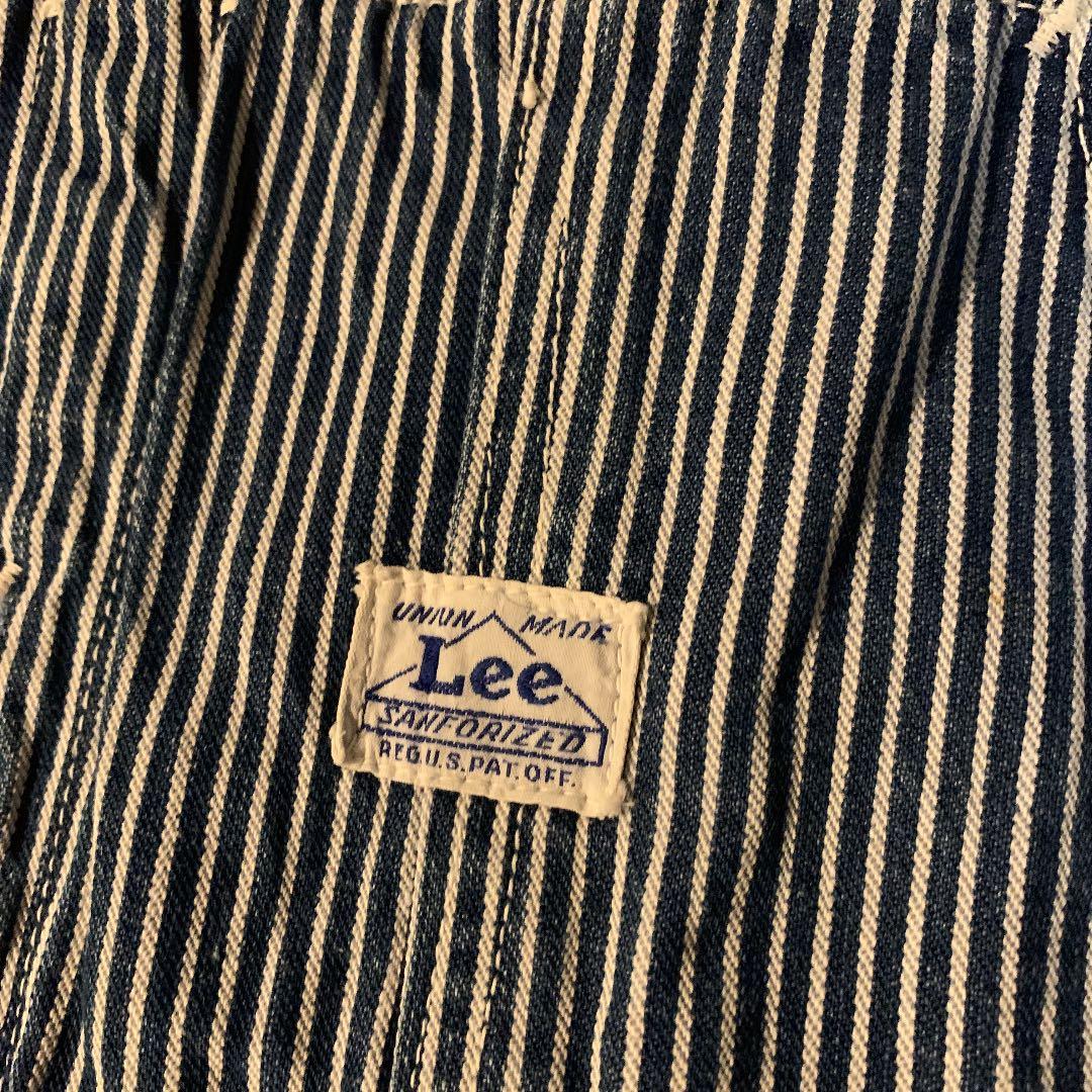 lee ハウスタグ　40s ヒッコリーオーバーオール