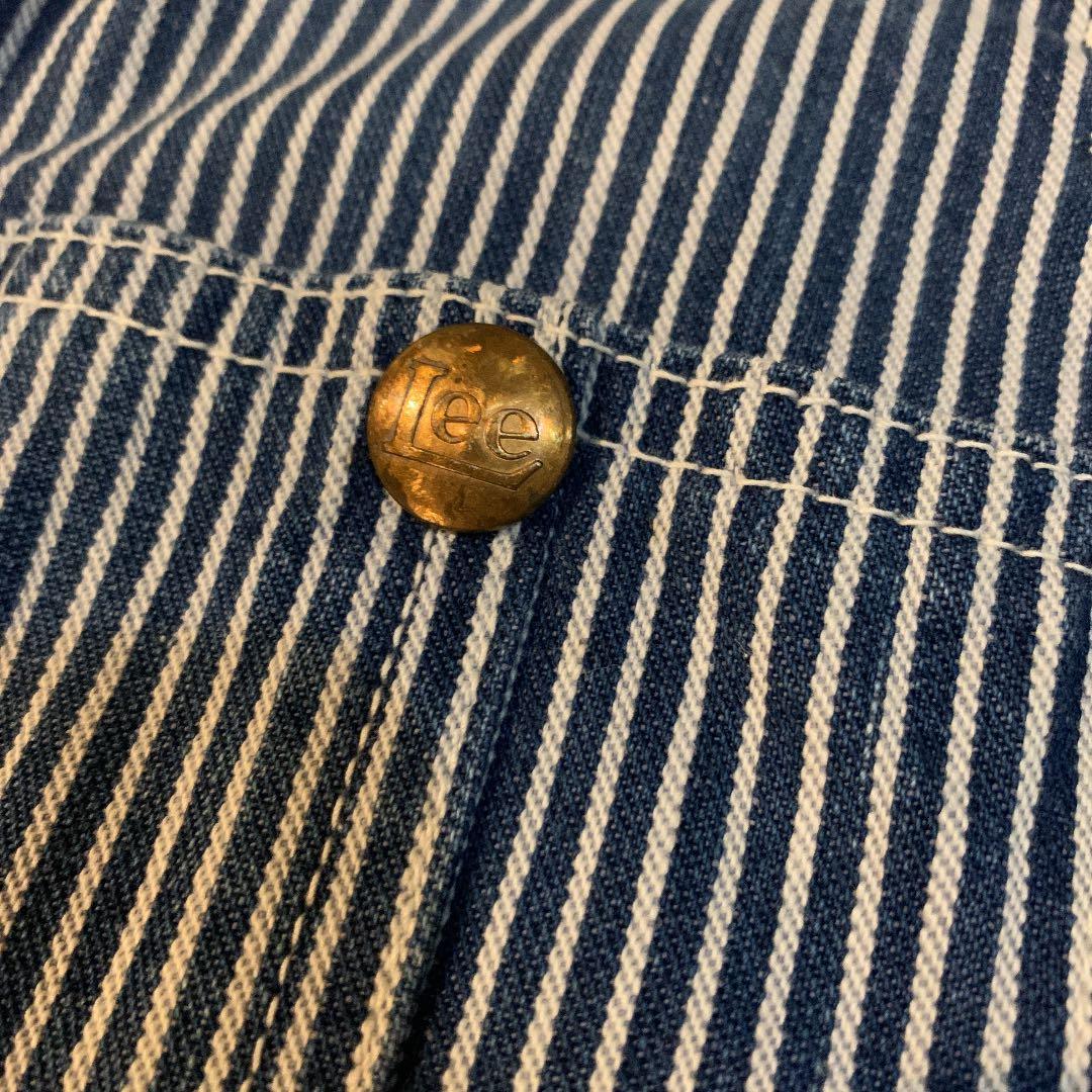 lee ハウスタグ　40s ヒッコリーオーバーオール