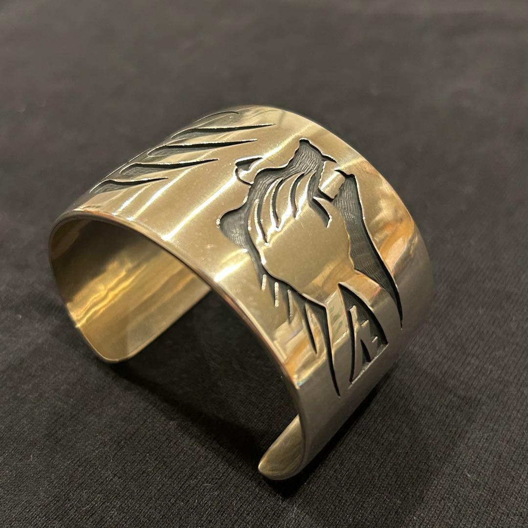 HOPI/ホピ族e Phillips作 ベア パウ ベア バングル