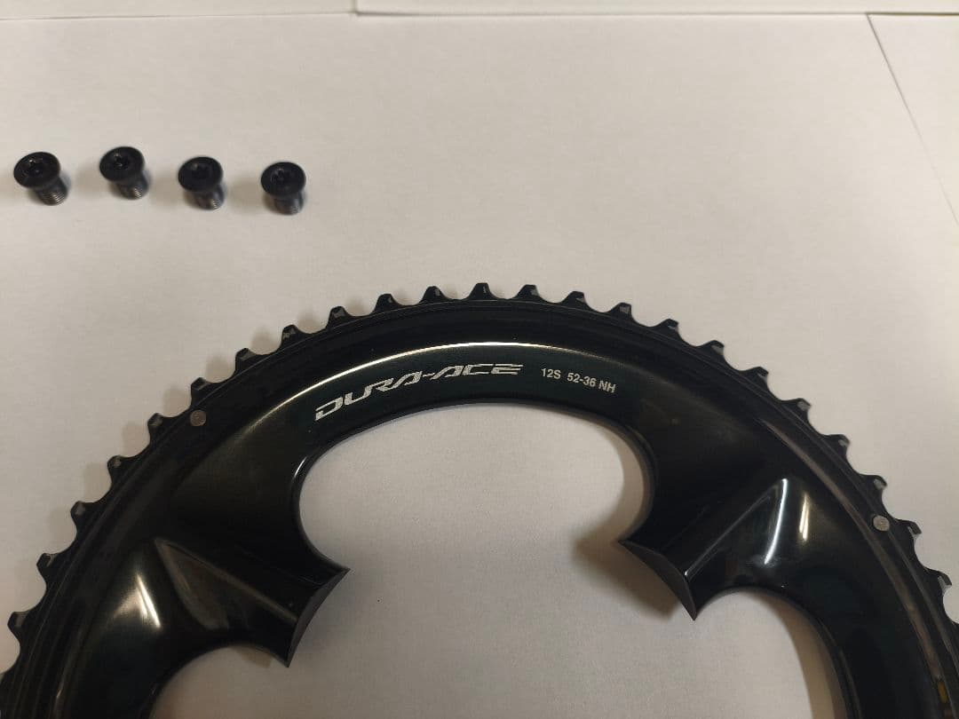 DURA-ACE １２速　52T36Tチェーンリング