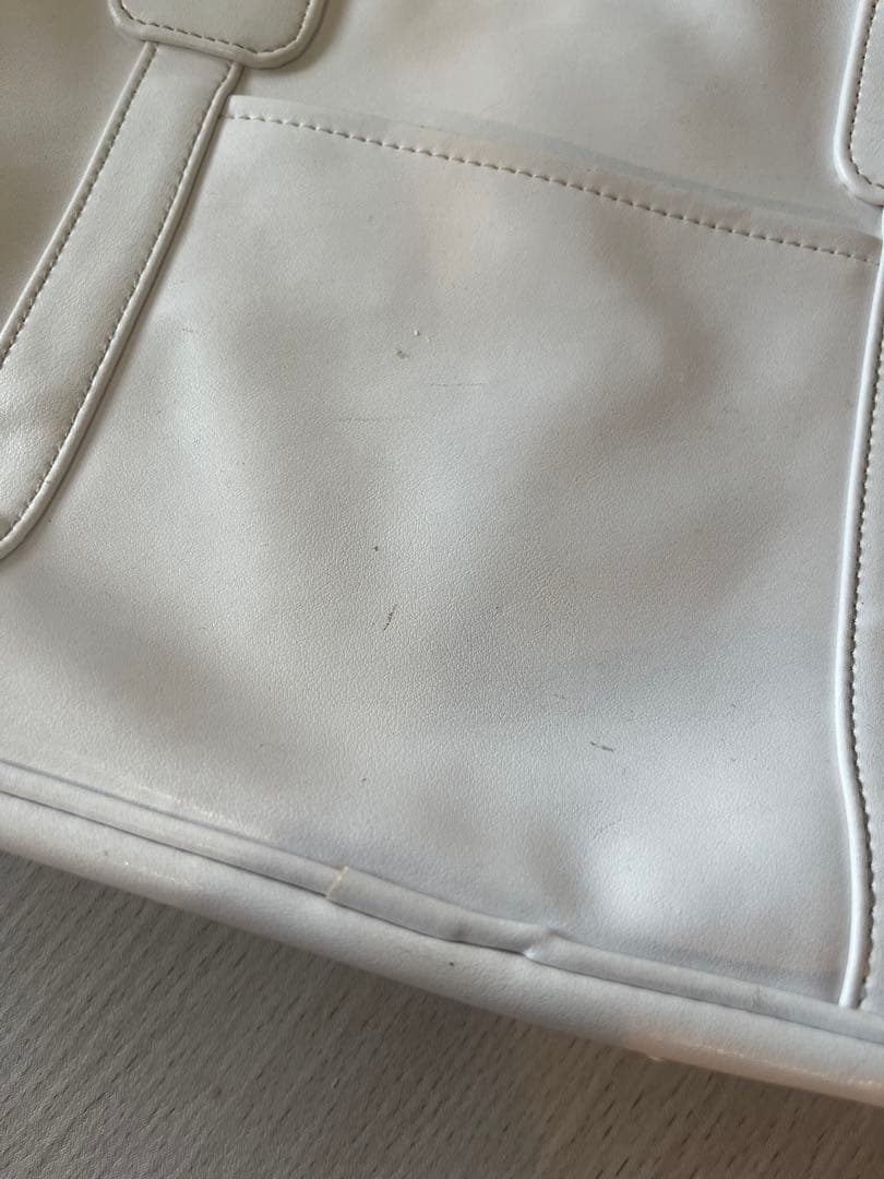 COMME des GARCONSホワイトトートバッグ