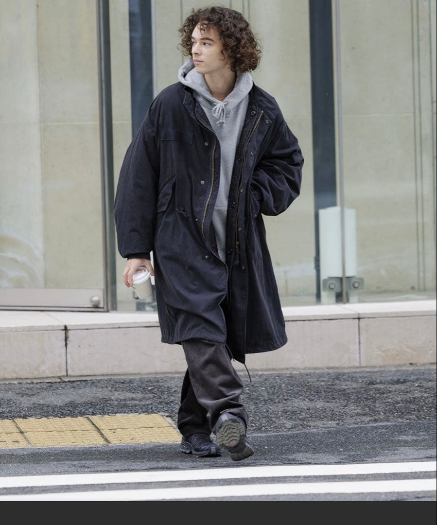 FREAK’S STOREフリークスストア モッズコート キルティングライナー黒