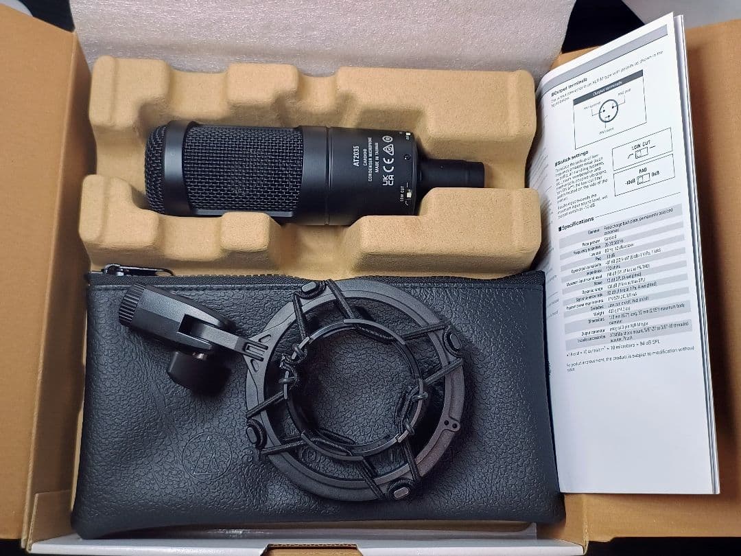 audio-technica AT2035 コンデンサーマイク 即購入可