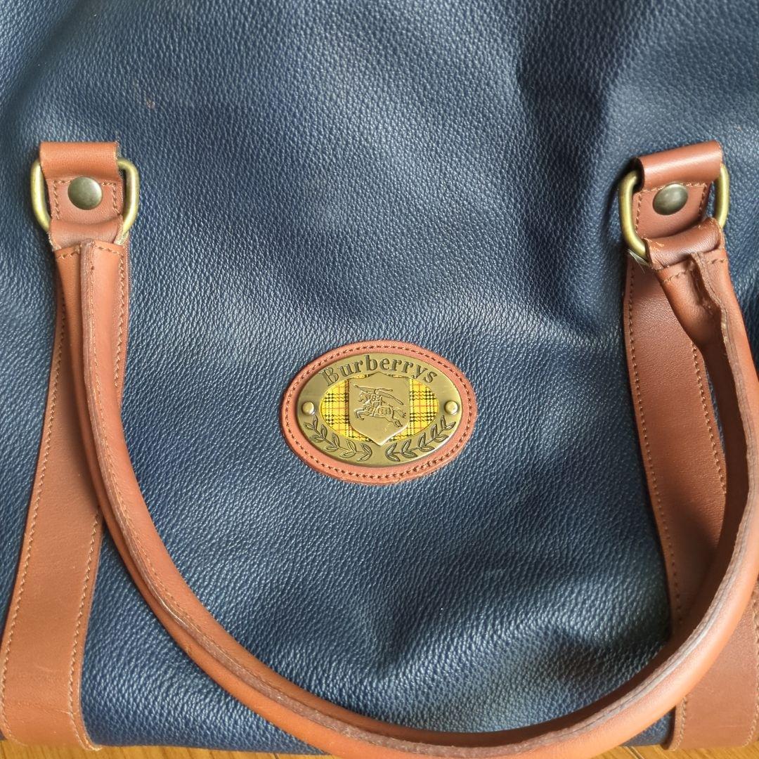 Burberry バーバリー ボストンバッグ2WAY　ショルダーストラップ付