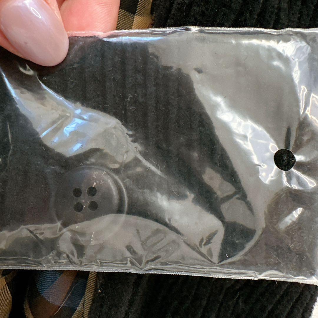 アクアスキュータム　コーデュロイ　アルパカ混　ダッフルコート　S