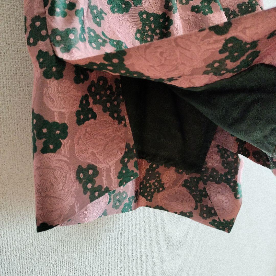 ヴィヴィアン花柄アシンメトリータイトスカート３６