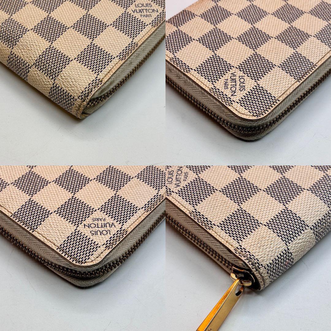 【美品✨】ルイヴィトン ダミエアズール ジッピーウォレット ラウンドジップ