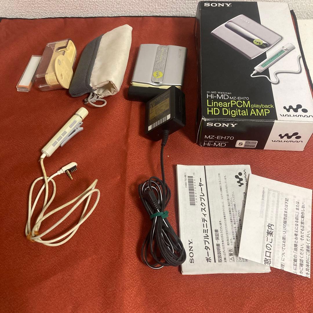 Hi-MD対応 MDウォークマン MZ-EH70 付属品あり ジャンク M3