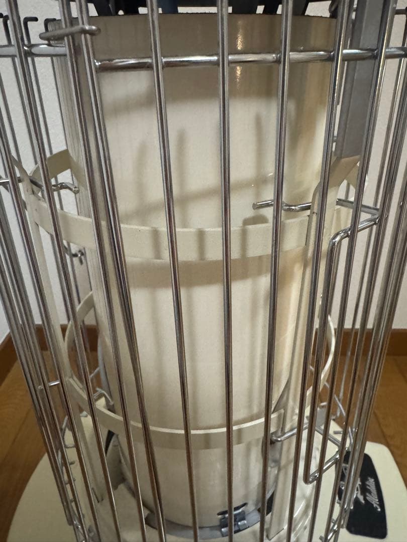 アラジン 石油 ストーブ ブルーフレーム ホワイト　保存袋（未使用）、説明書付き