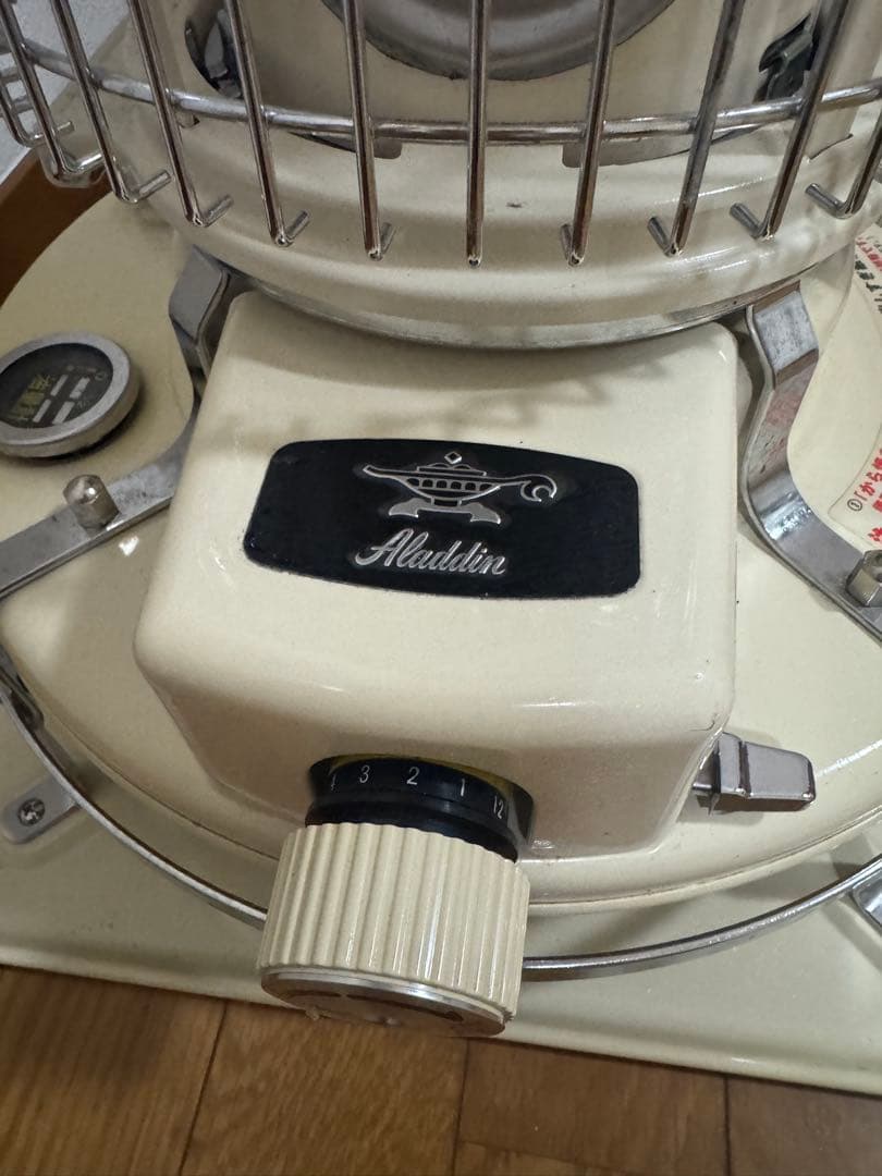 アラジン 石油 ストーブ ブルーフレーム ホワイト　保存袋（未使用）、説明書付き