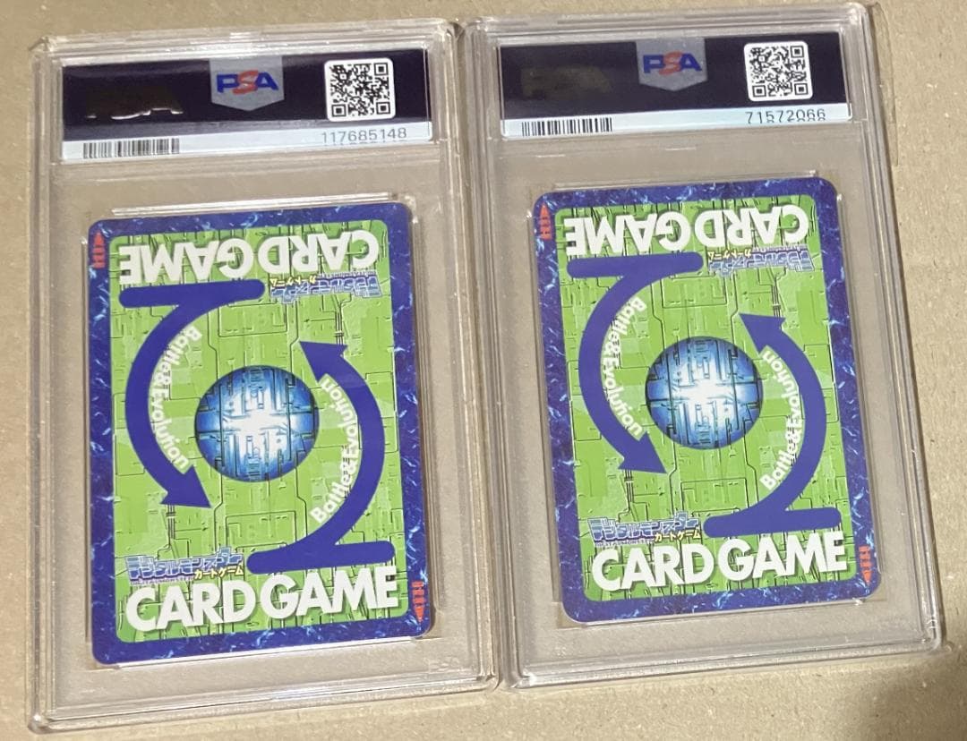 旧デジカ　マグナモン　2枚まとめ売り　デジモンカード　PSA鑑定品