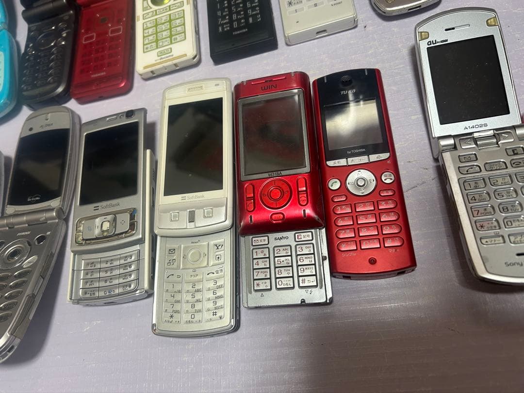 計１９個/携帯電話ガラケー類