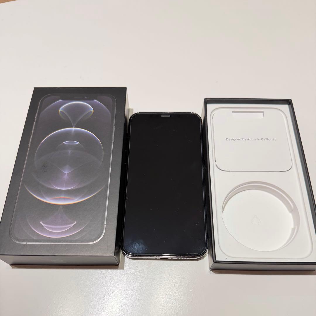 iPhone12pro 256GB ブラック SIMフリー 初期化済み 箱付