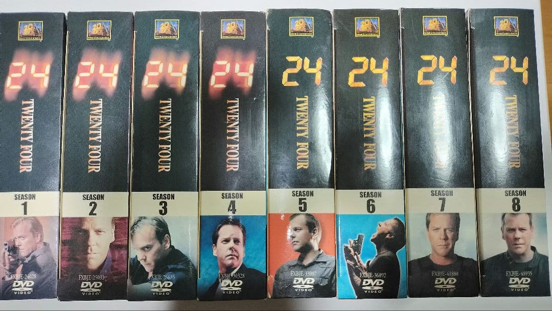 海外ドラマ「24」コンパクト DVD 全巻まとめ 1~8Season