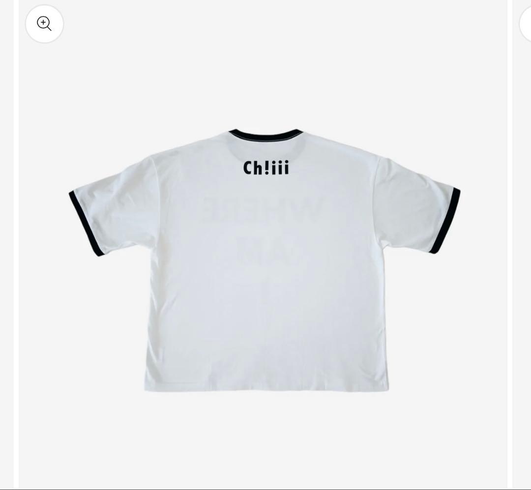 chiiiibag Ringer T-shirt♡ホワイト×ブラック　新品未開封