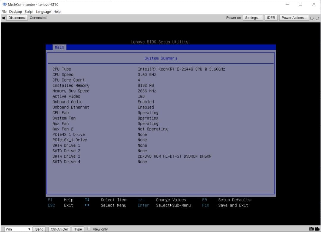 サーバー Lenovo ThinkSystem ST50;Xeon E-2144G;8GB