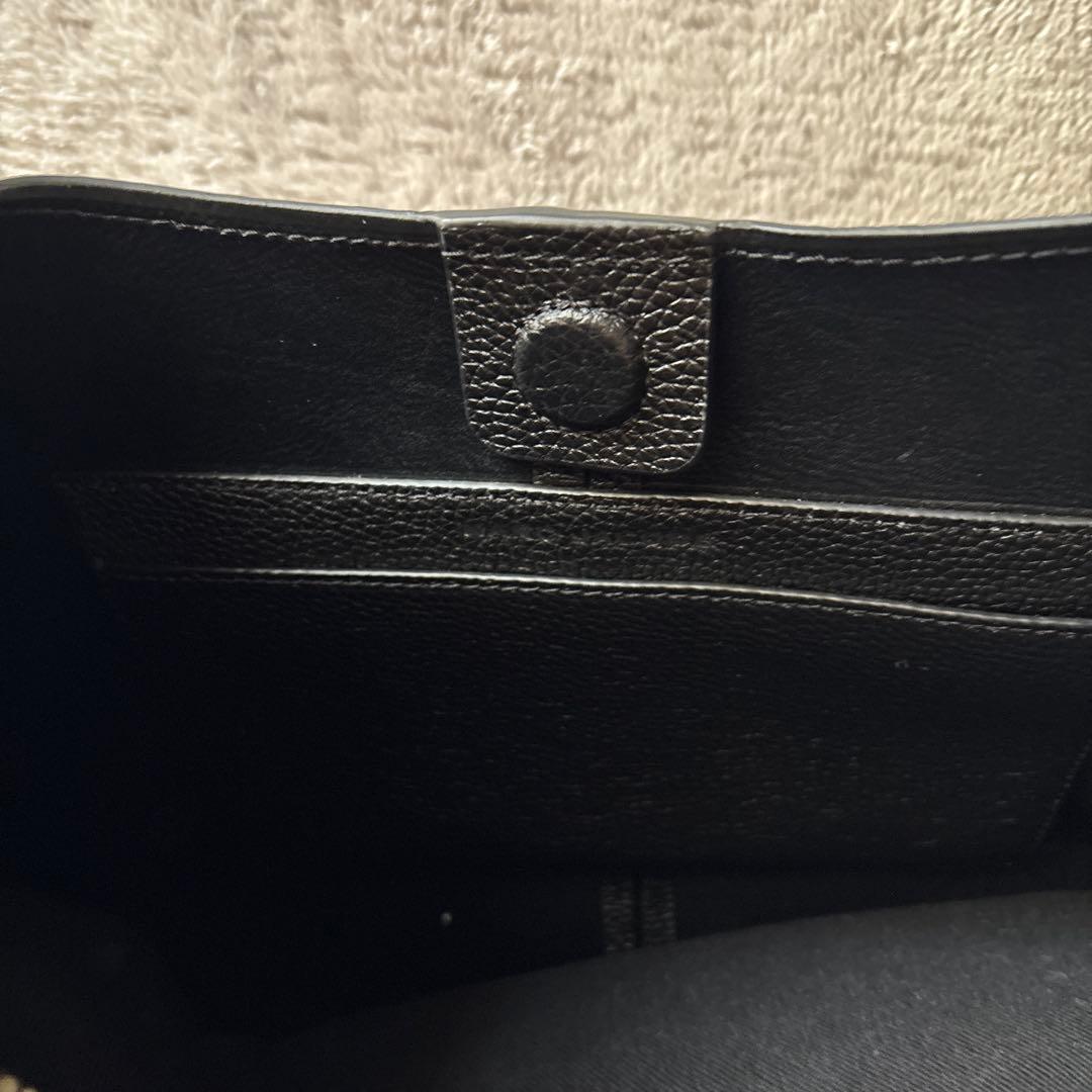 MARC JACOBS THE SACK BAG ブラック レザーサックバッグ