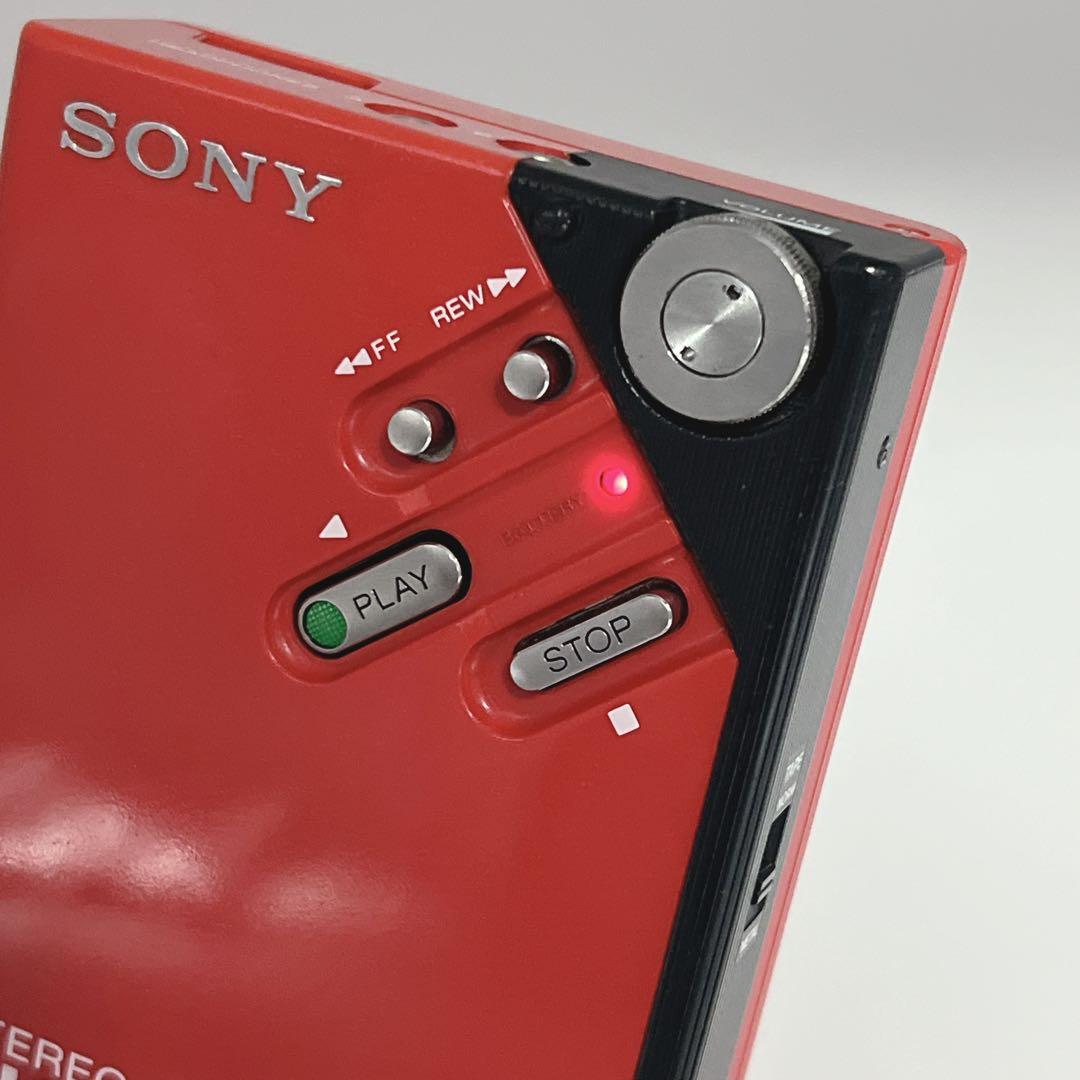 【超美品】 SONY WALKMAN II WM-2 ウォークマン 赤