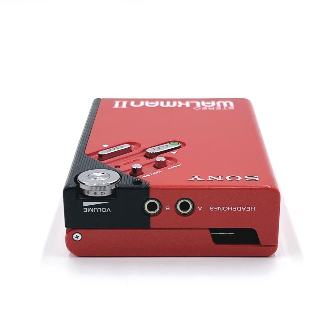 【超美品】 SONY WALKMAN II WM-2 ウォークマン 赤