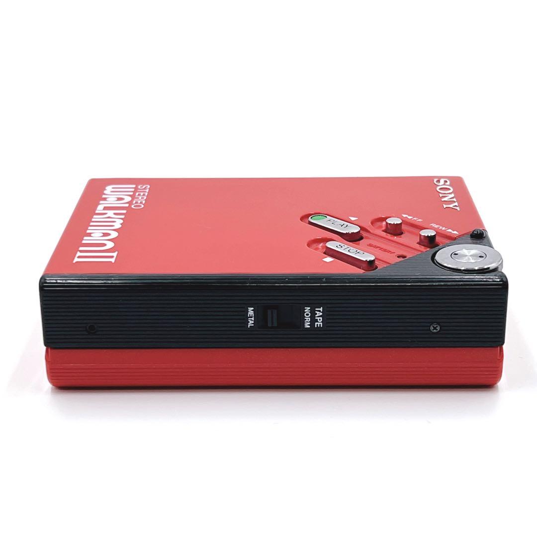 【超美品】 SONY WALKMAN II WM-2 ウォークマン 赤