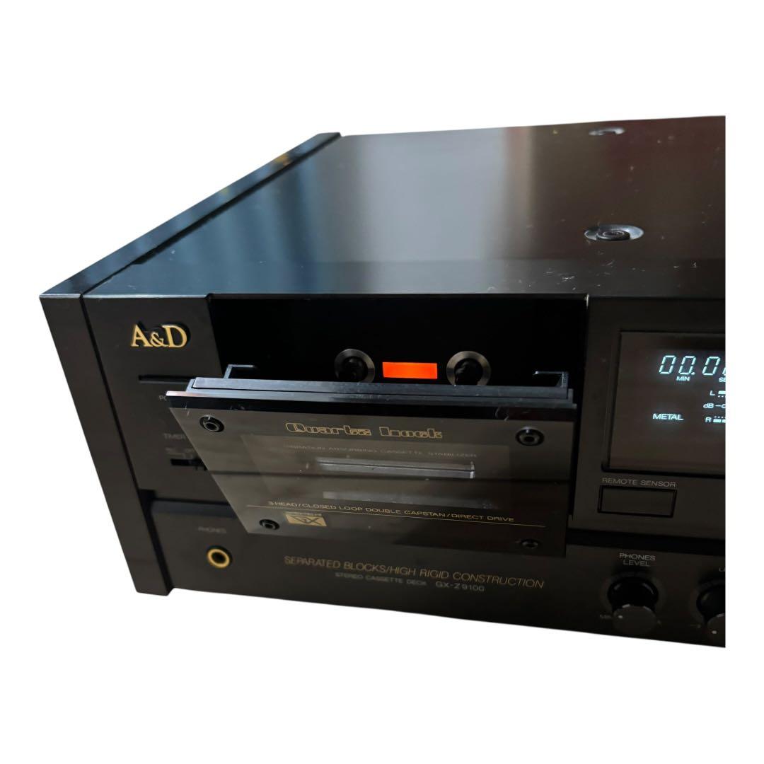 希少　電源OK 【ジャンク】 A＆D ステレオカセットデッキ GX-Z9100