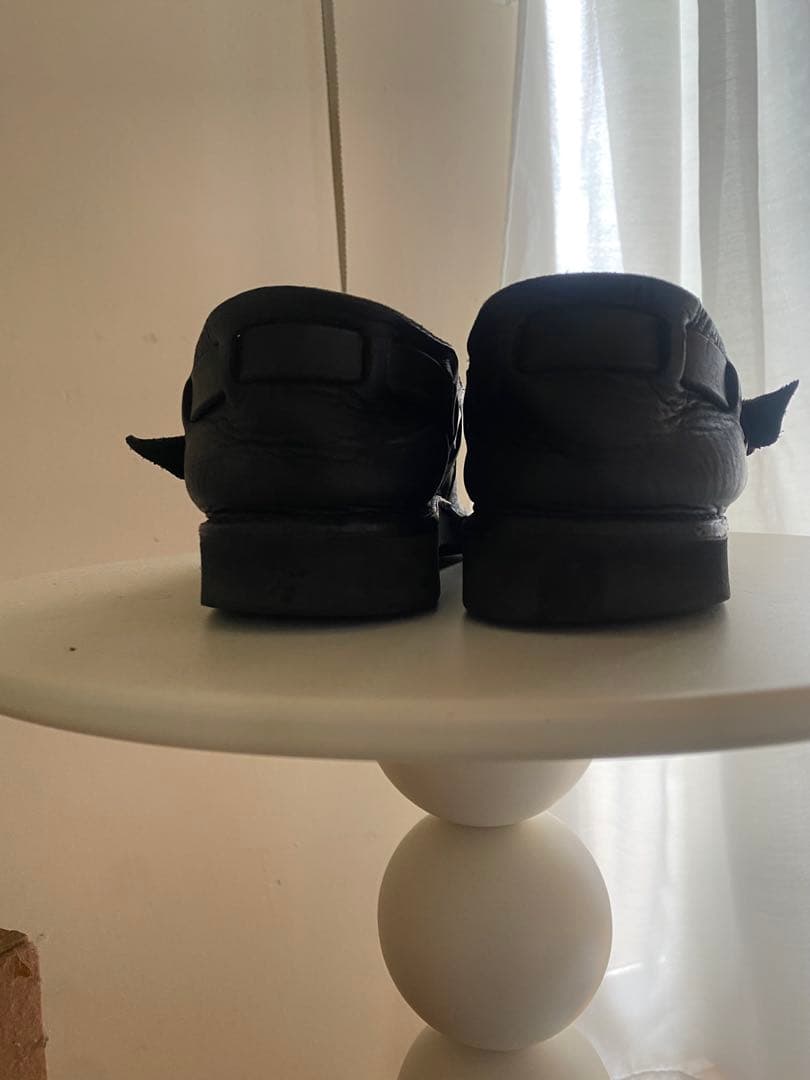 【Aurora Shoes 】ミドルイングリッシュレディース　ブラック8D