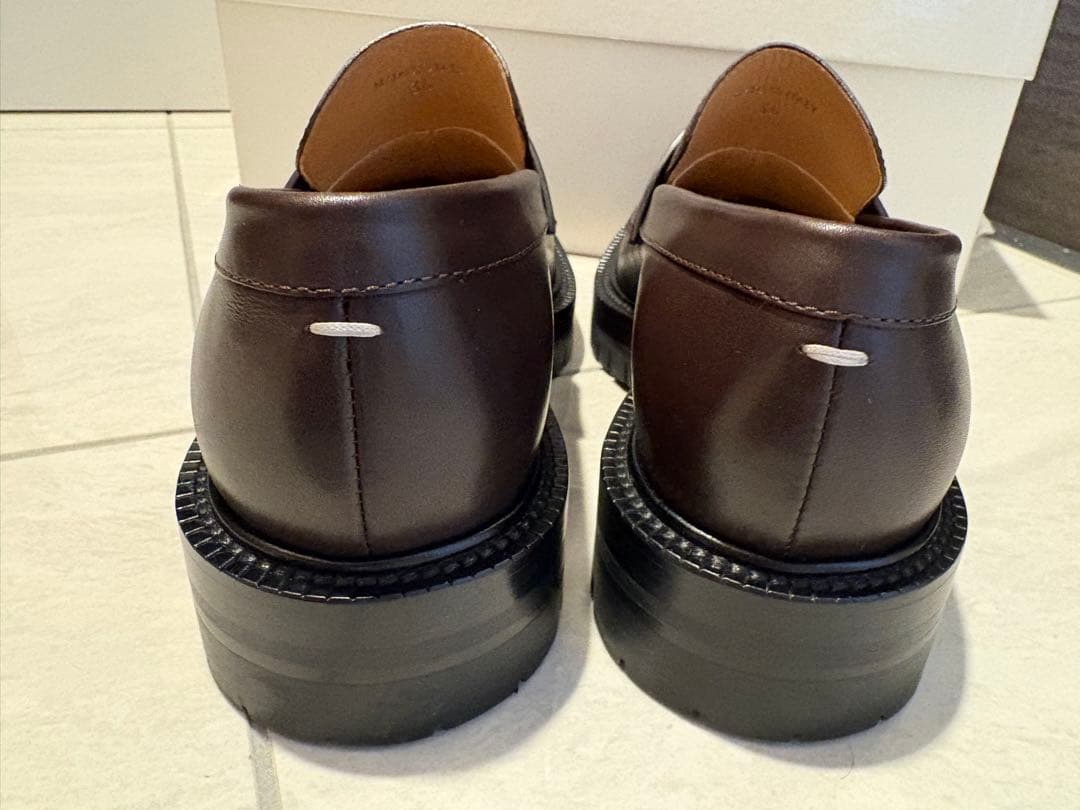 美品maison margiela tabi 厚底ローファーマルジェラタビブーツ