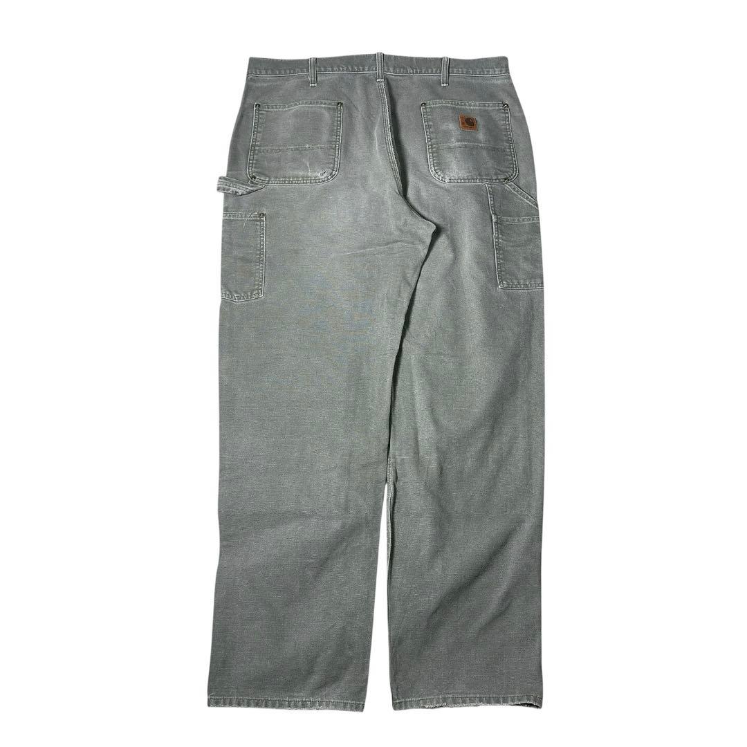 Carhartt ダブルニー B05 MOS モスグリーン W38 ワークパンツ