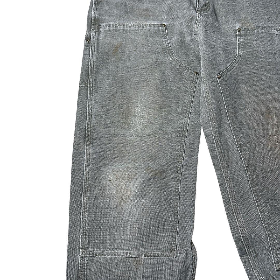 Carhartt ダブルニー B05 MOS モスグリーン W38 ワークパンツ