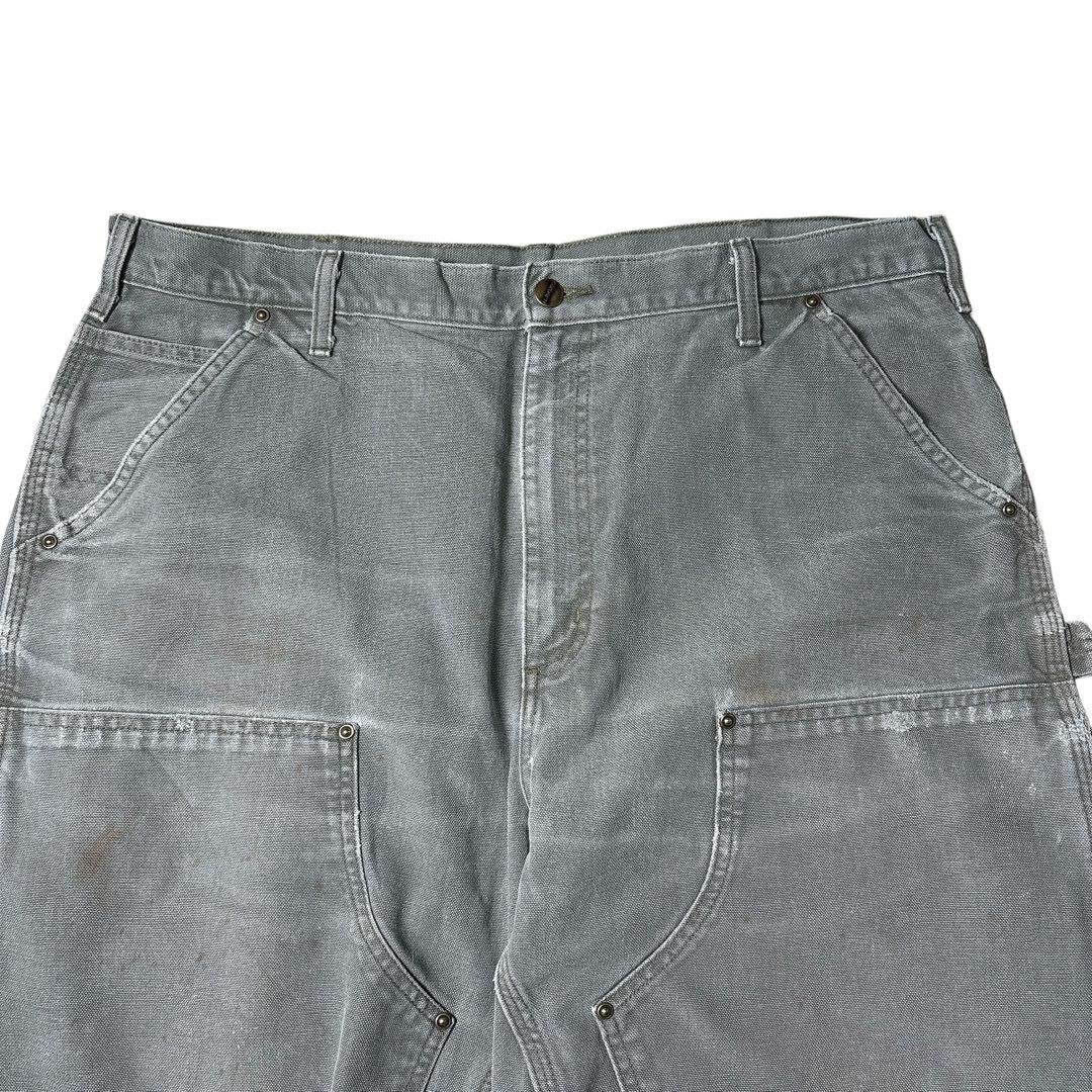 Carhartt ダブルニー B05 MOS モスグリーン W38 ワークパンツ