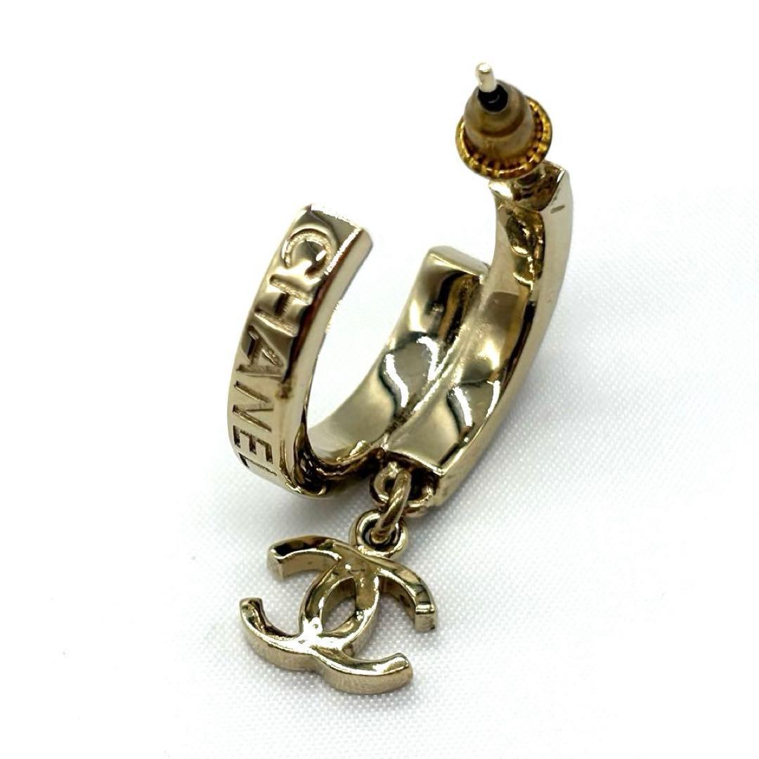 希少♡正規品 CHANEL ココマーク ラインストーン ピアス ゴールド 片耳