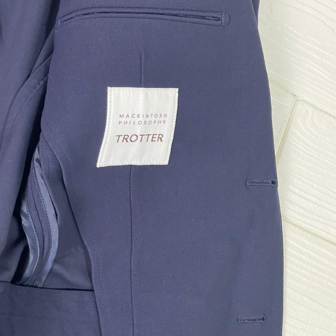マッキントッシュフィロソフィー　トロッター　スーツ　ネイビー　メンズ