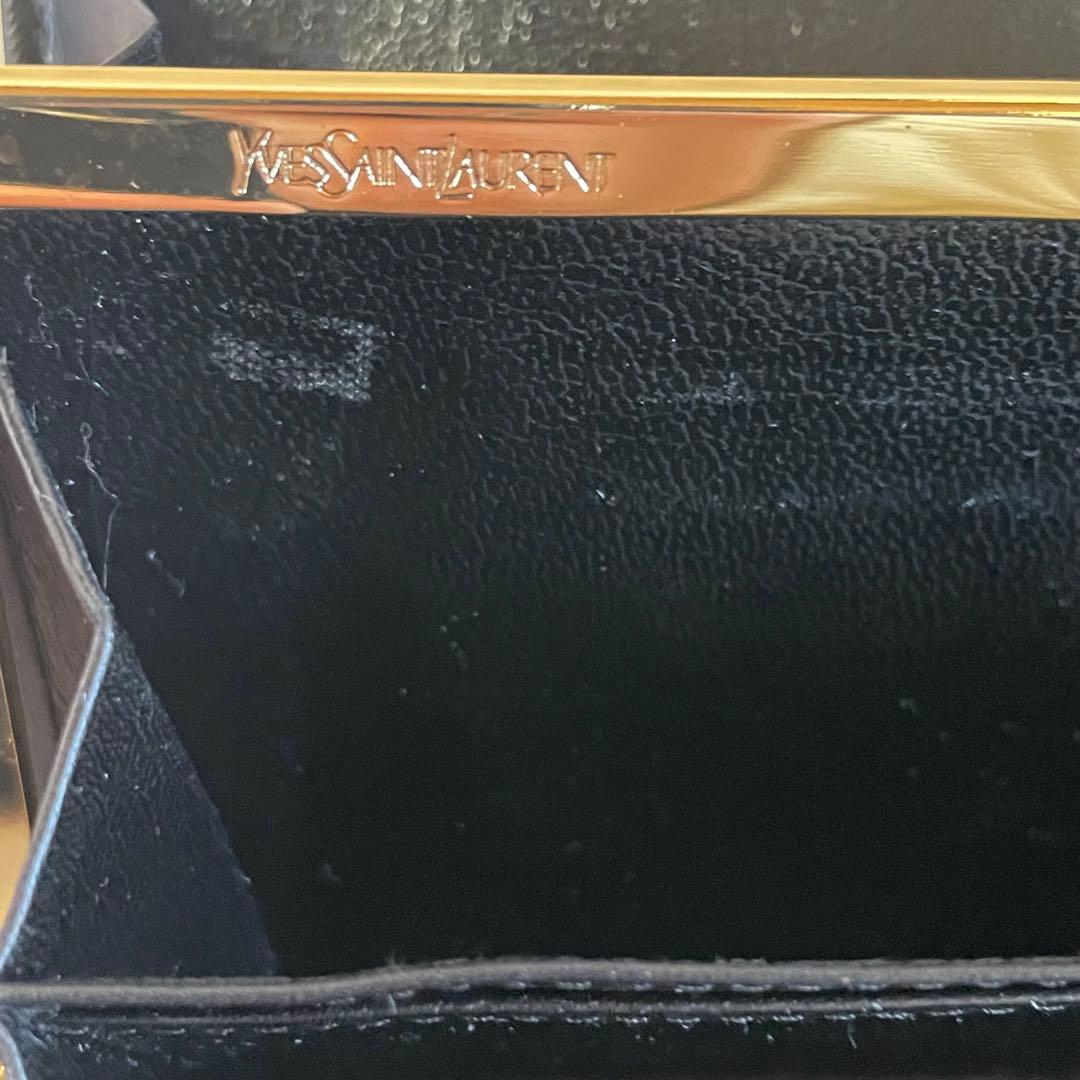 【訳あり】YvesSaintLaurent イヴ・サンローラン　長財布　牛皮