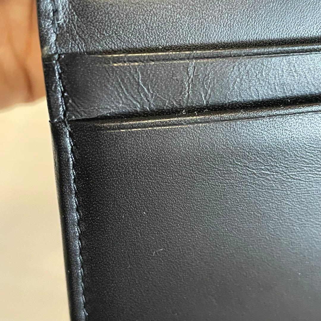 【訳あり】YvesSaintLaurent イヴ・サンローラン　長財布　牛皮