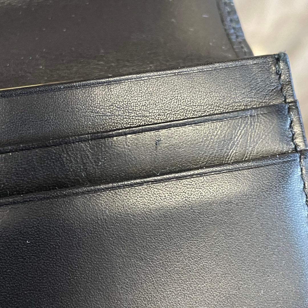 【訳あり】YvesSaintLaurent イヴ・サンローラン　長財布　牛皮