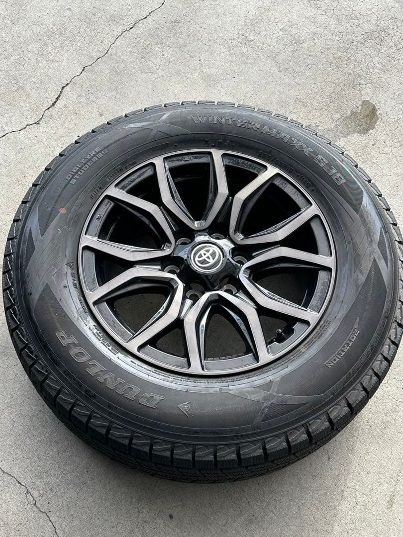 ハイラックス125 GR 純正ホイール& DUNLOP スタッドレス4本セット