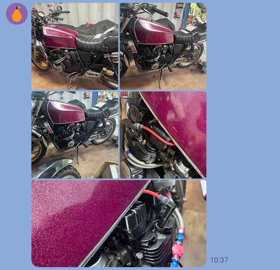 xj400　z400FX　タンク