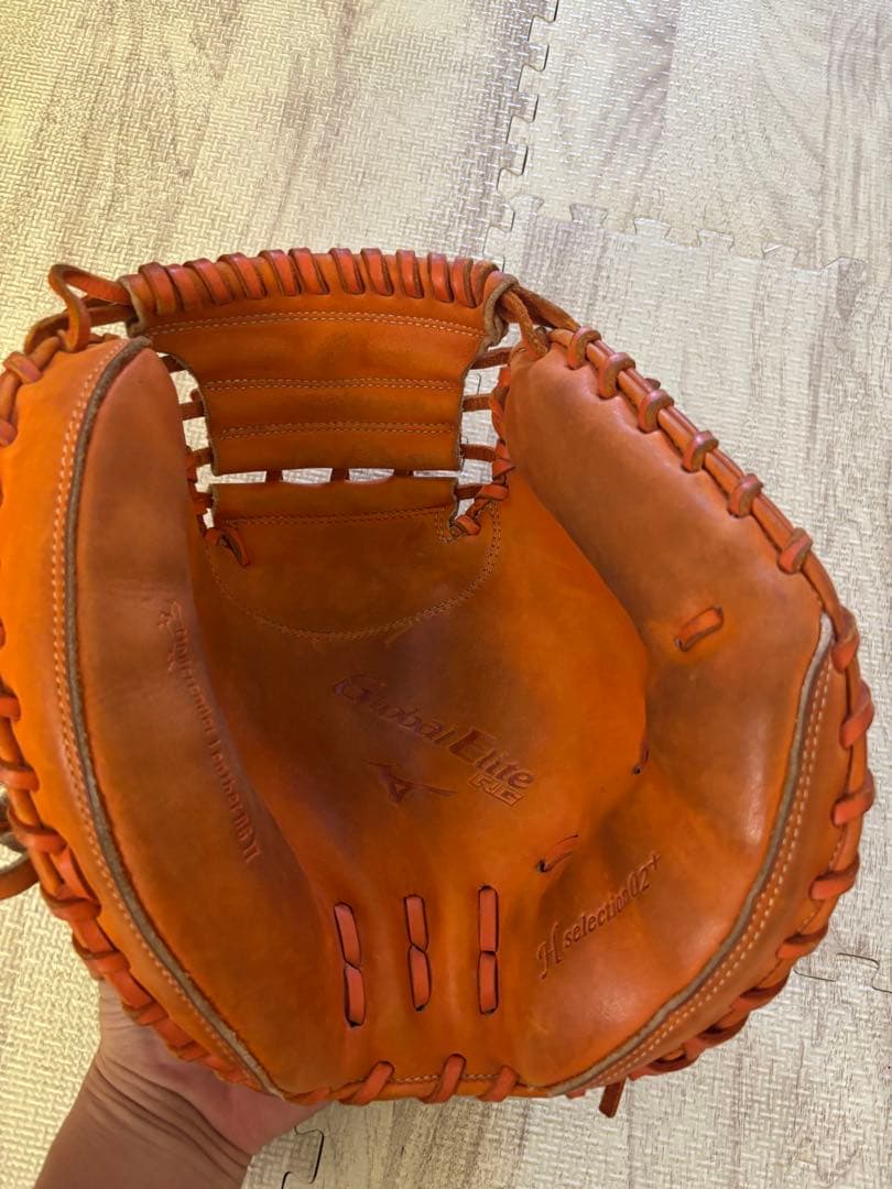 B*A様 Mizuno グローブエース オレンジ