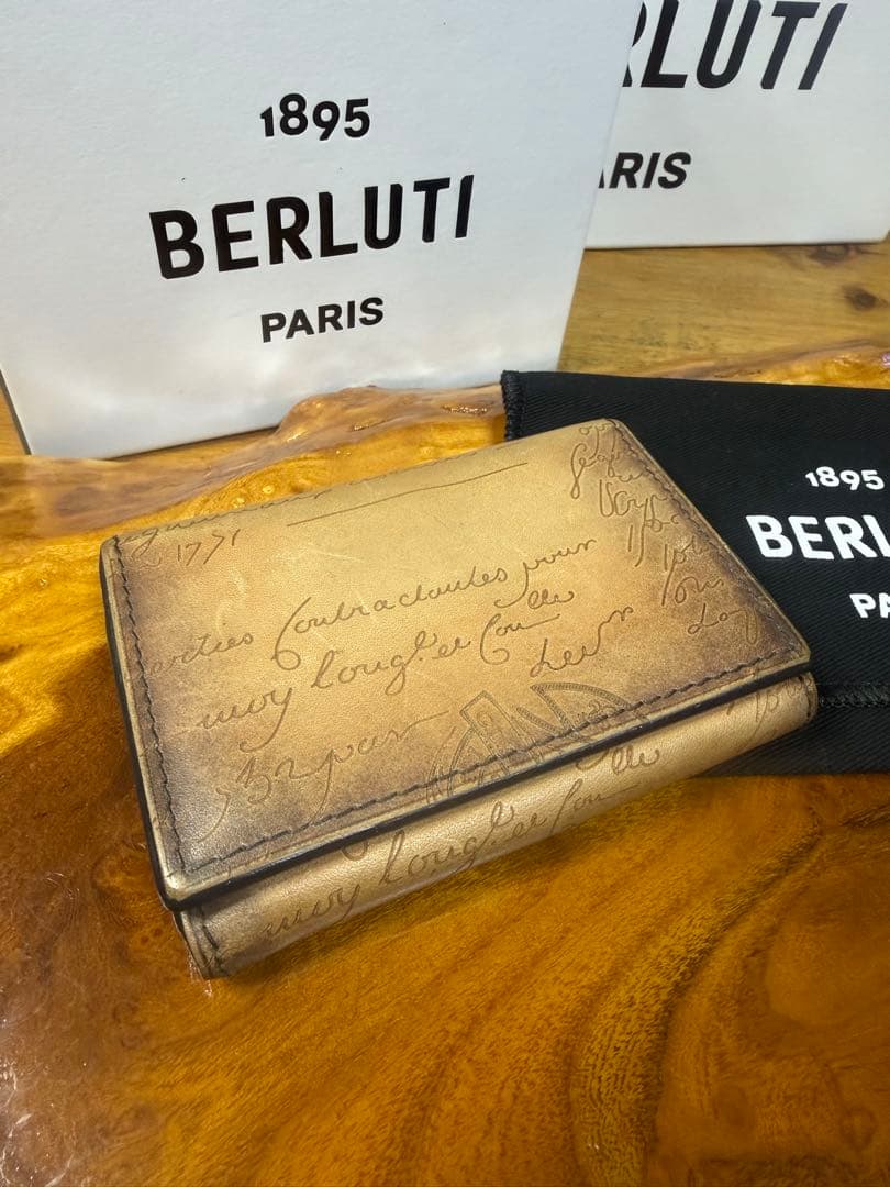 Berluti 名刺入れ カードケース ヴェネチアレザー スクリット