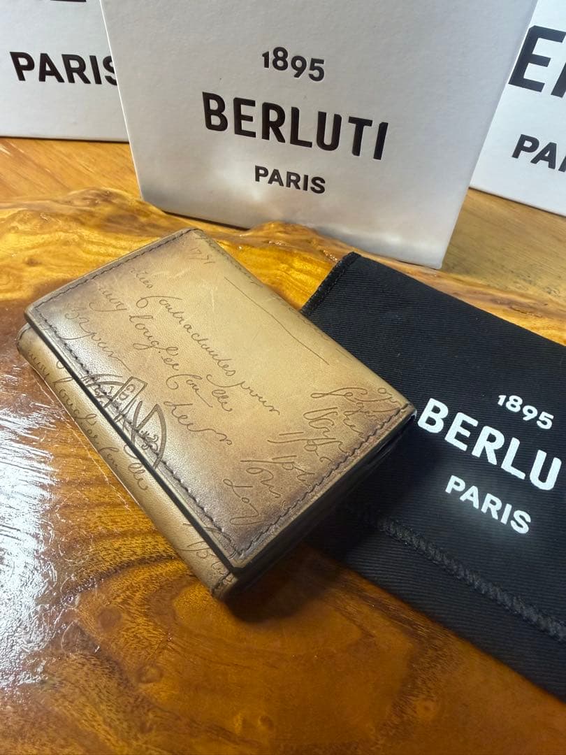 Berluti 名刺入れ カードケース ヴェネチアレザー スクリット