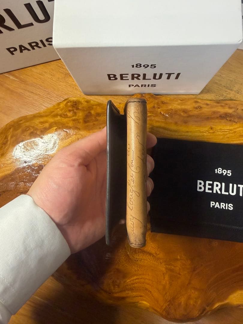 Berluti 名刺入れ カードケース ヴェネチアレザー スクリット