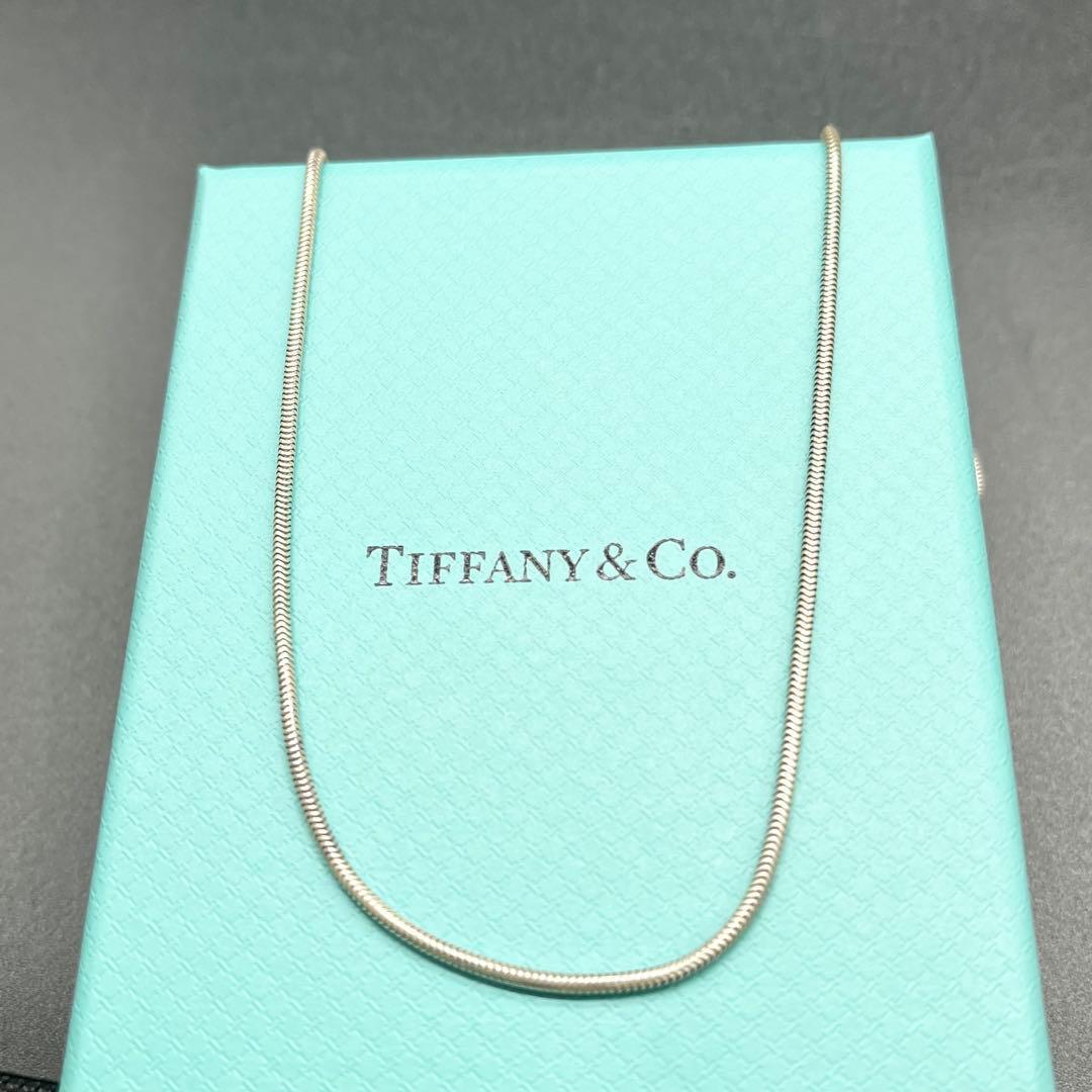 美品✨ティファニー スネークチェーンネックレス SV925 シルバー 45㎝