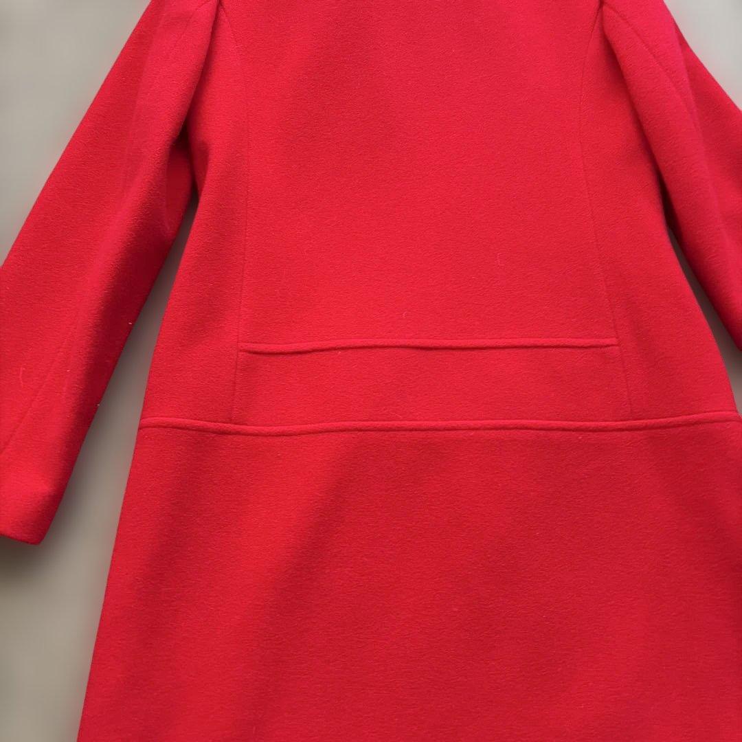 ⑥ LAURA ASHLEY レッド ダブルブレストコート サイズ10