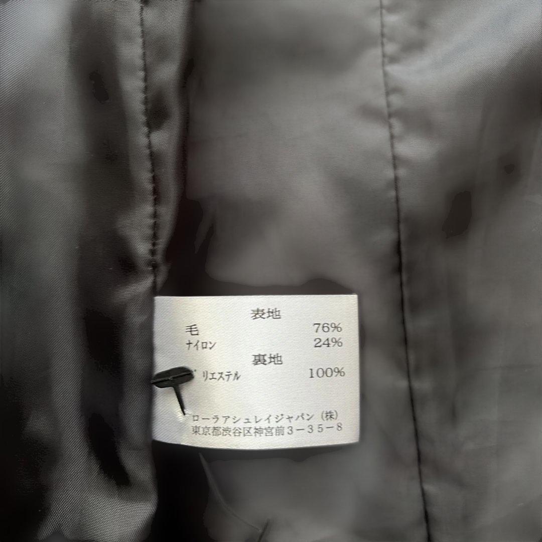 ⑥ LAURA ASHLEY レッド ダブルブレストコート サイズ10